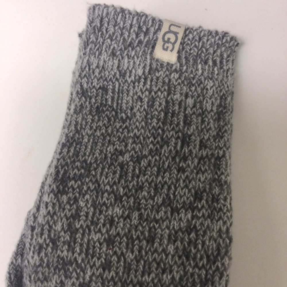 UGG RIB KNIT SLOUCH CREW SOCKS IN NIGHTFALL GRAY WOMENS ONE SIZE NWT - Picture 16 of 16